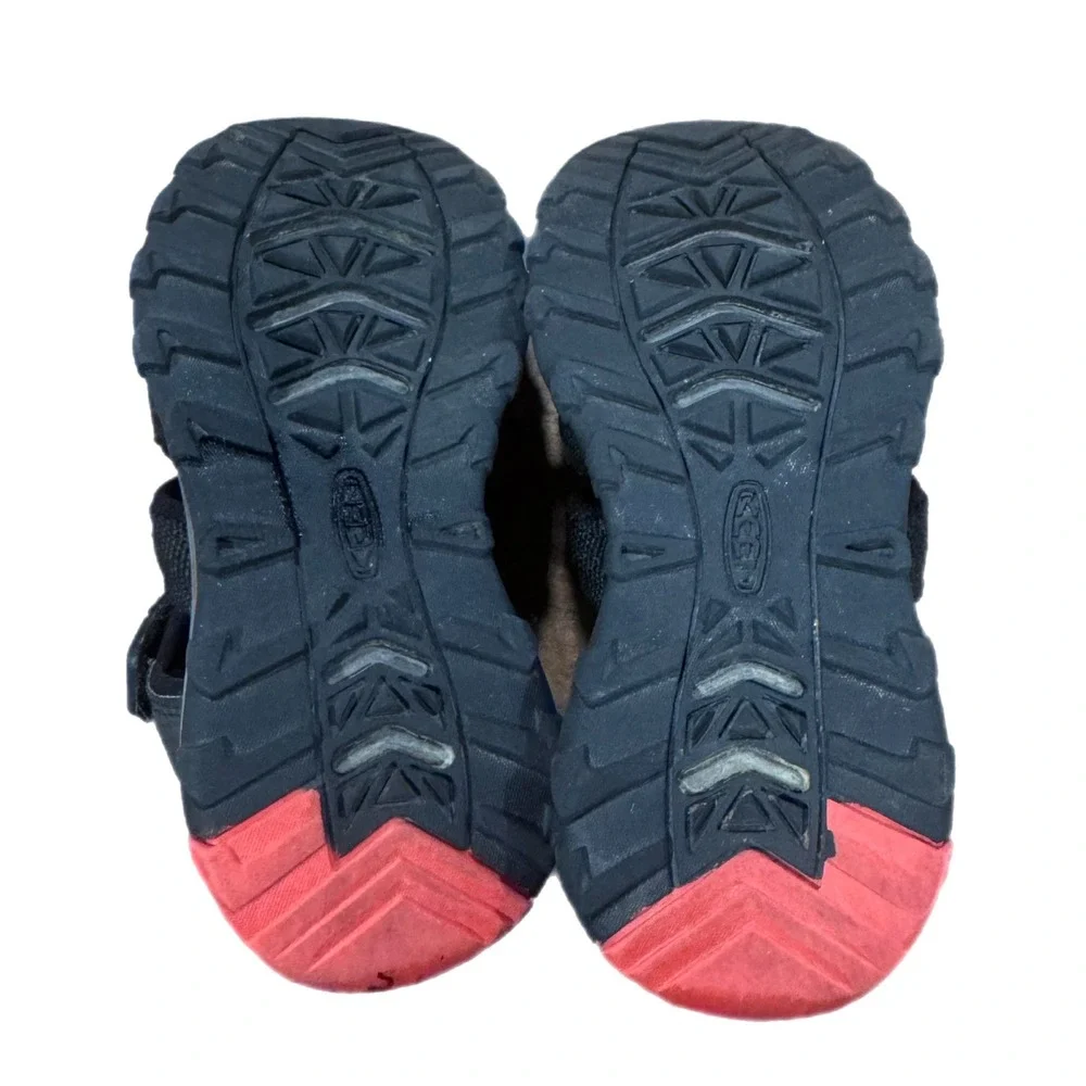 Keen Newport Neo H2 Kids Black Red Waterproof Sport Sandals Size 10 Toddler